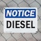 Signmission Diesel OSHA Notice Sign, Plastic, 14in W x 10in L, 2PK OS-2PACK-NS-P-1014-L-11015 - alternate 7
